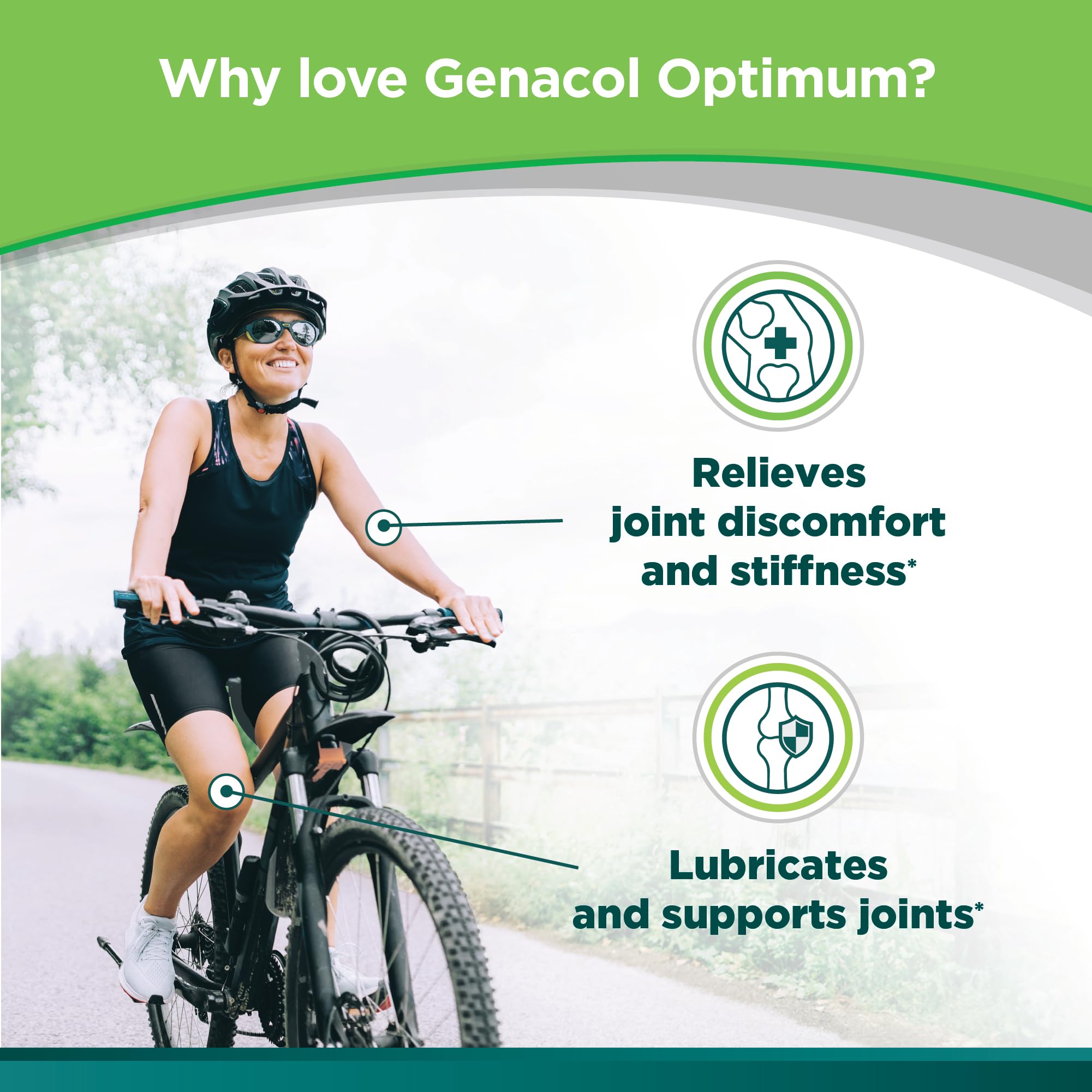 Genacol Optimum – estilo de vida activo con soporte articular.
