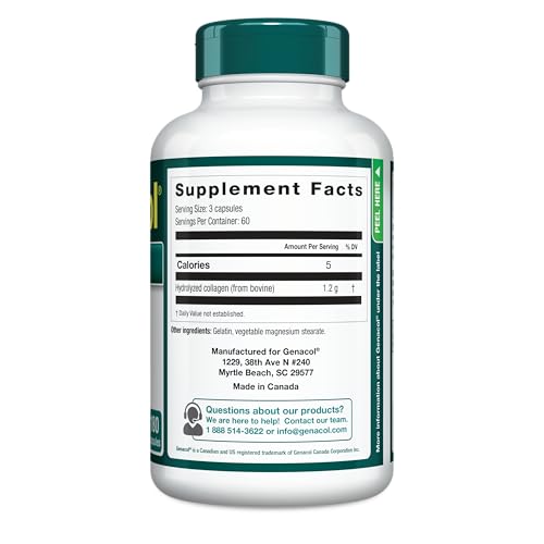 Genacol Original: cápsulas pequeñas para mejor absorción