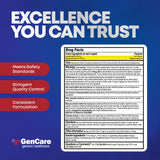 GenCare Acetaminofén PM efecto descanso, posible despertar más renovado.