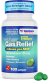 GenCare alivio de gases: botella de 180 capsulas para la familia