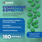 GenCare bote de 180 capsulas, ahorro practico para toda la familia