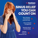 GenCare Descongestionante nasal PE: presentación en estante para compra rápida.