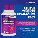 GenCare cápsulas para dolor muscular, alivio rápido durante la actividad.