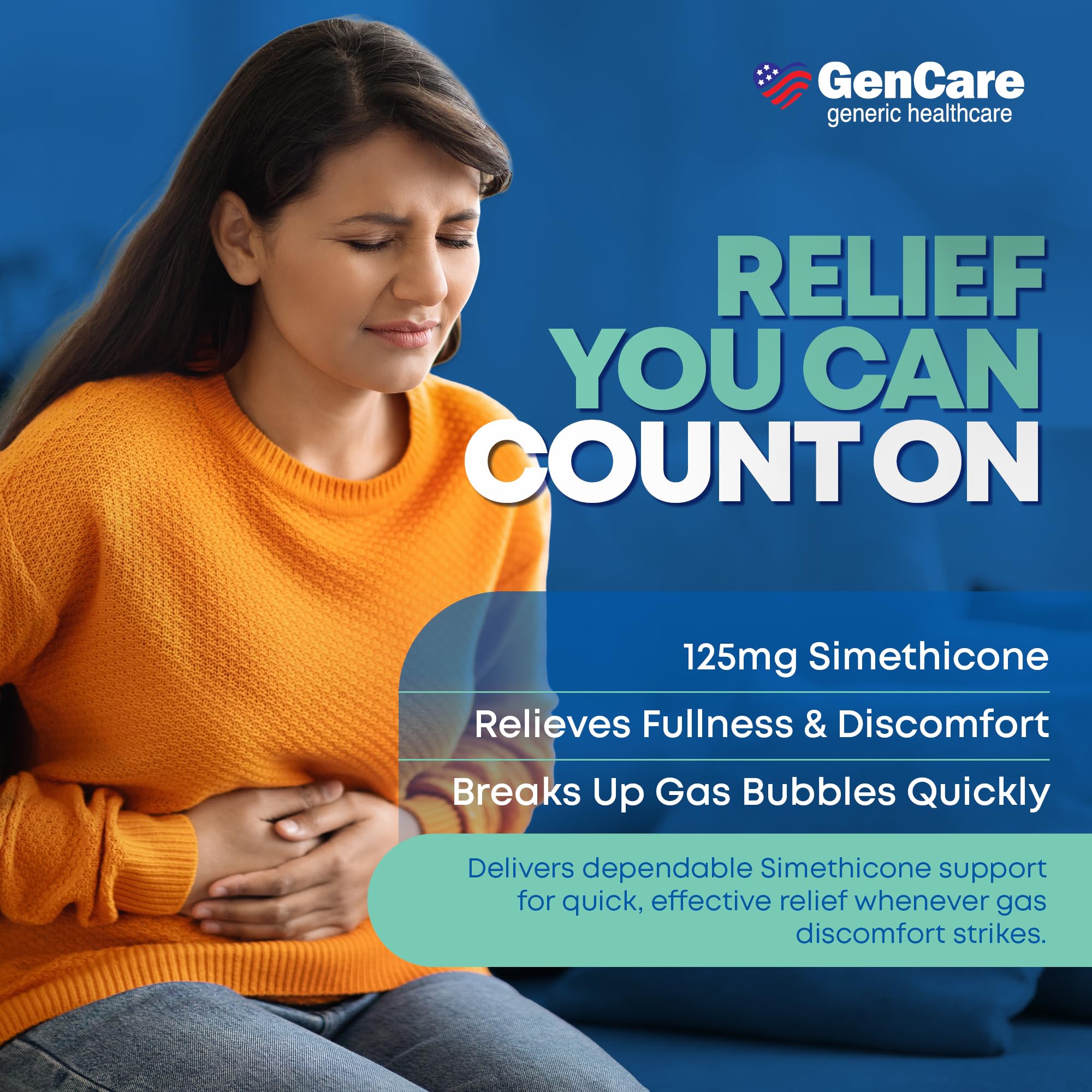 GenCare dosis tras comidas y antes de dormir para mayor confort