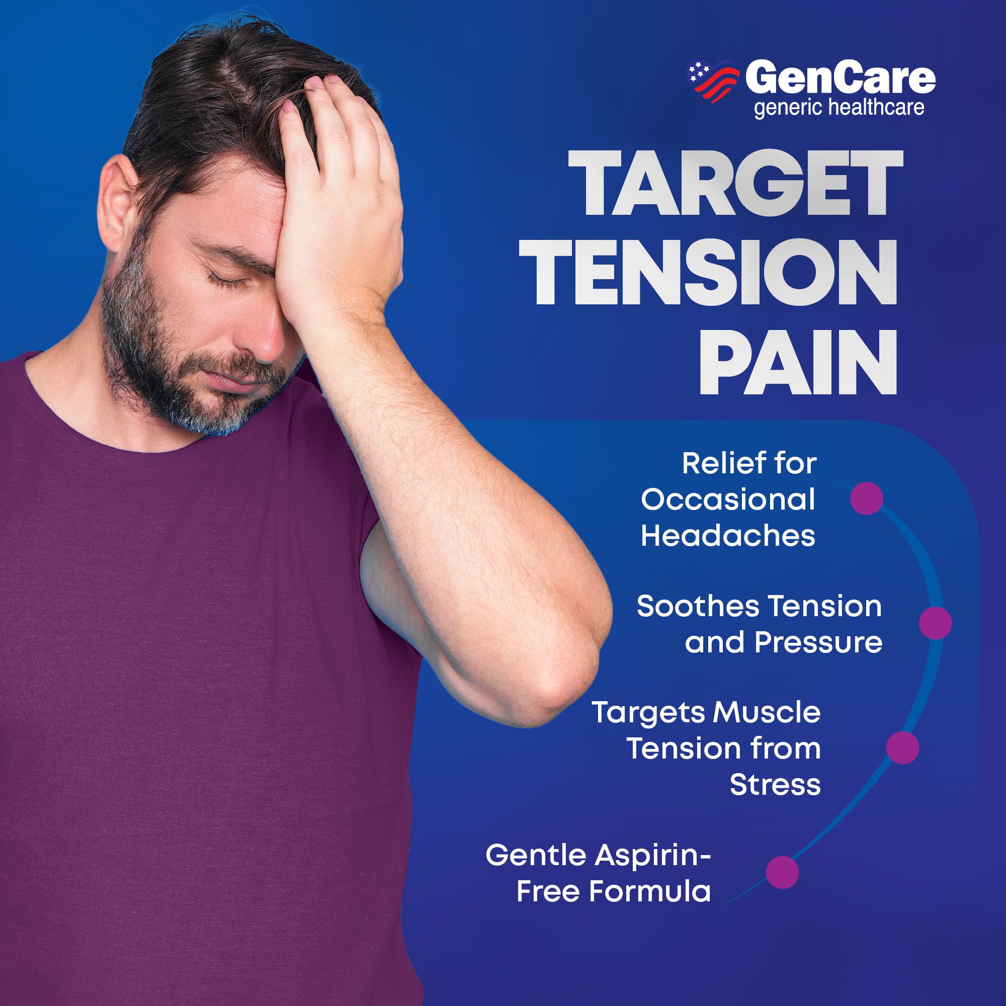 GenCare envase familiar de 200 cápsulas, ahorro notable.