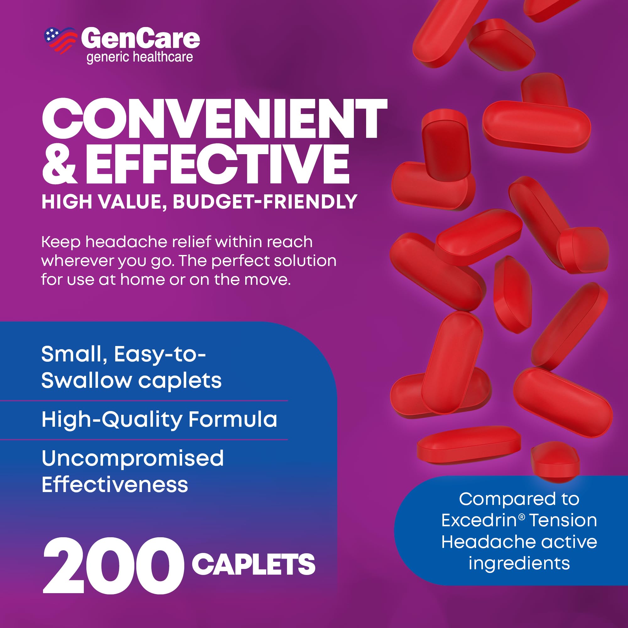 GenCare enfoque y energia gracias a cafeína para mejorar la productividad.