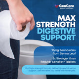 GenCare Senna 25mg caja: almacenamiento fácil en casa.