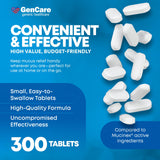GenCare tabletas deglución fácil para resfriados y gripe