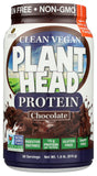 Proteína vegetal de Genceutic Naturals en botella chocolate para batidos diarios.