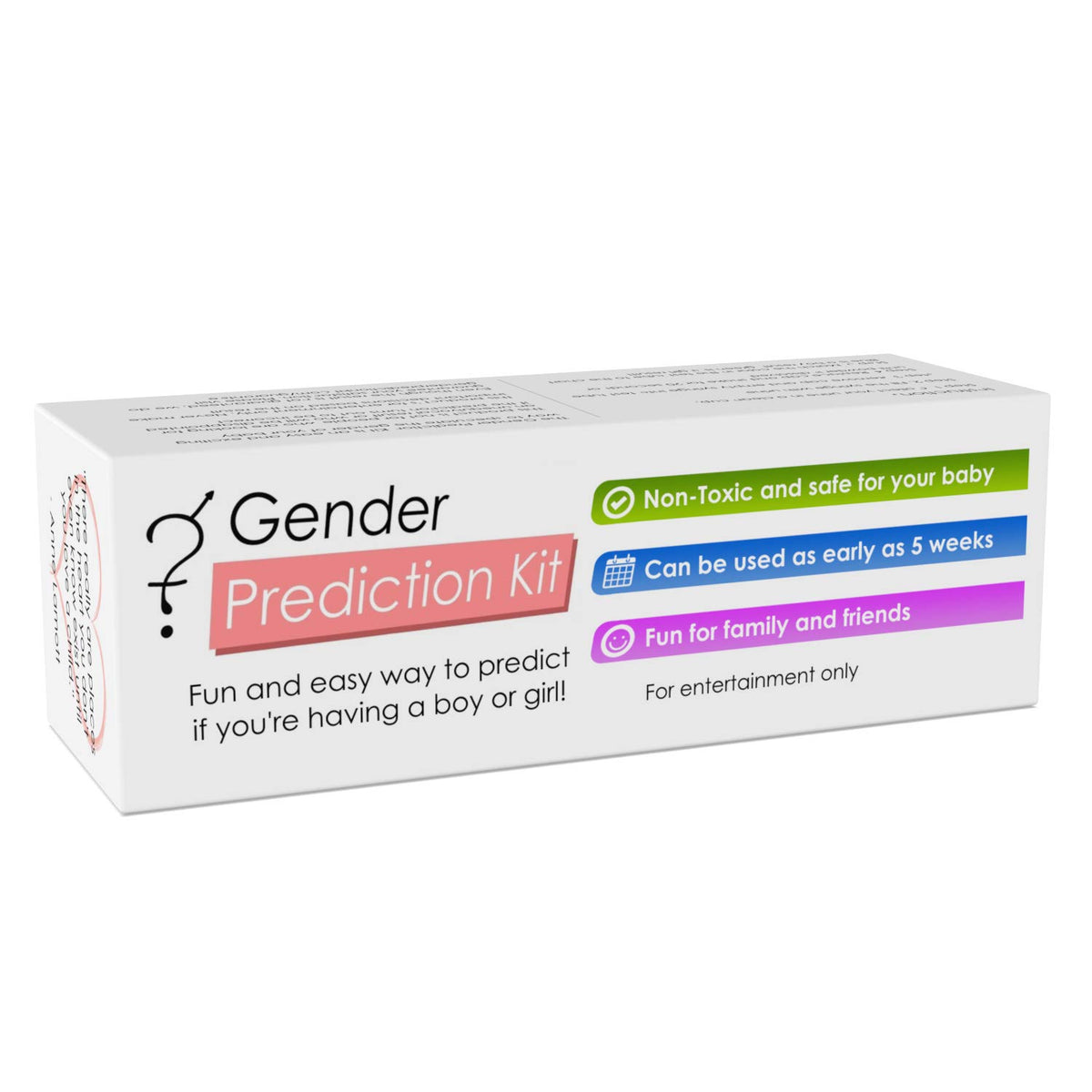 Kit de Predicción de Género: prueba de embarazo rápida para uso en casa.