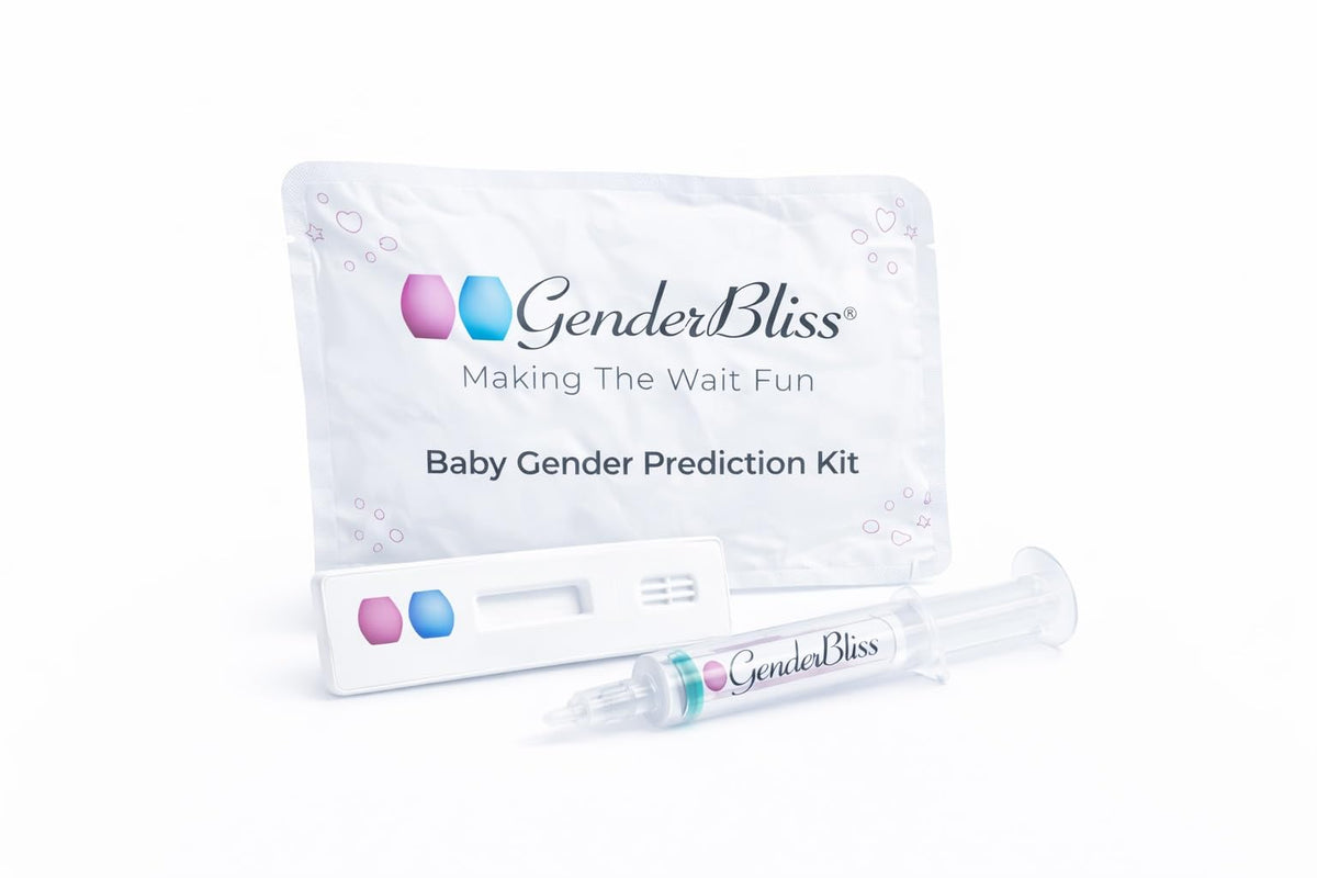 GenderBliss caja del kit de prueba para uso cómodo en casa.