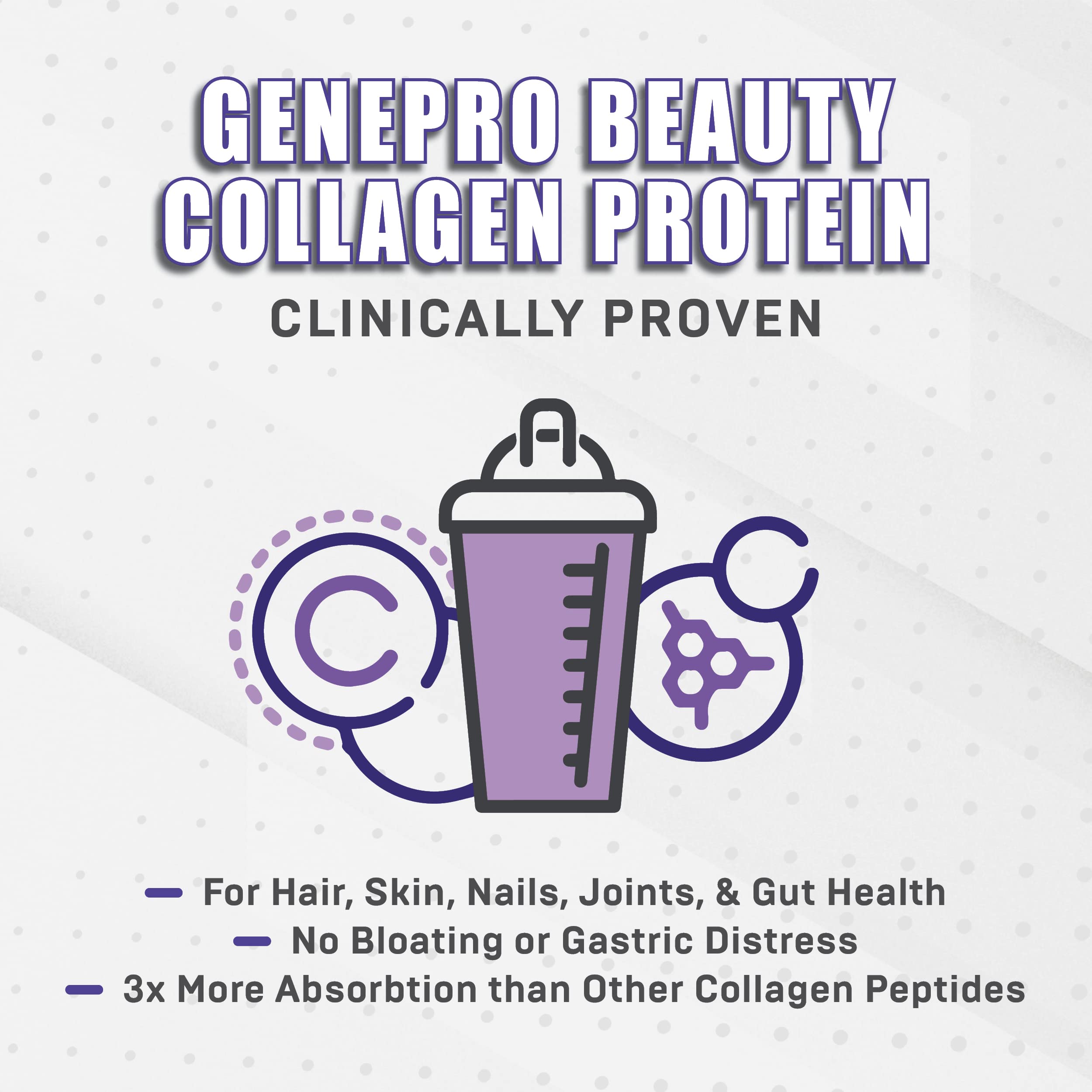 GENEPRO GEN. 3 ingredientes clave: colágeno y proteína para bienestar general