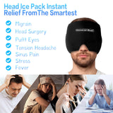 Gorro frío General Medi migraña sin cierres, colocado fácilmente sin molestias.
