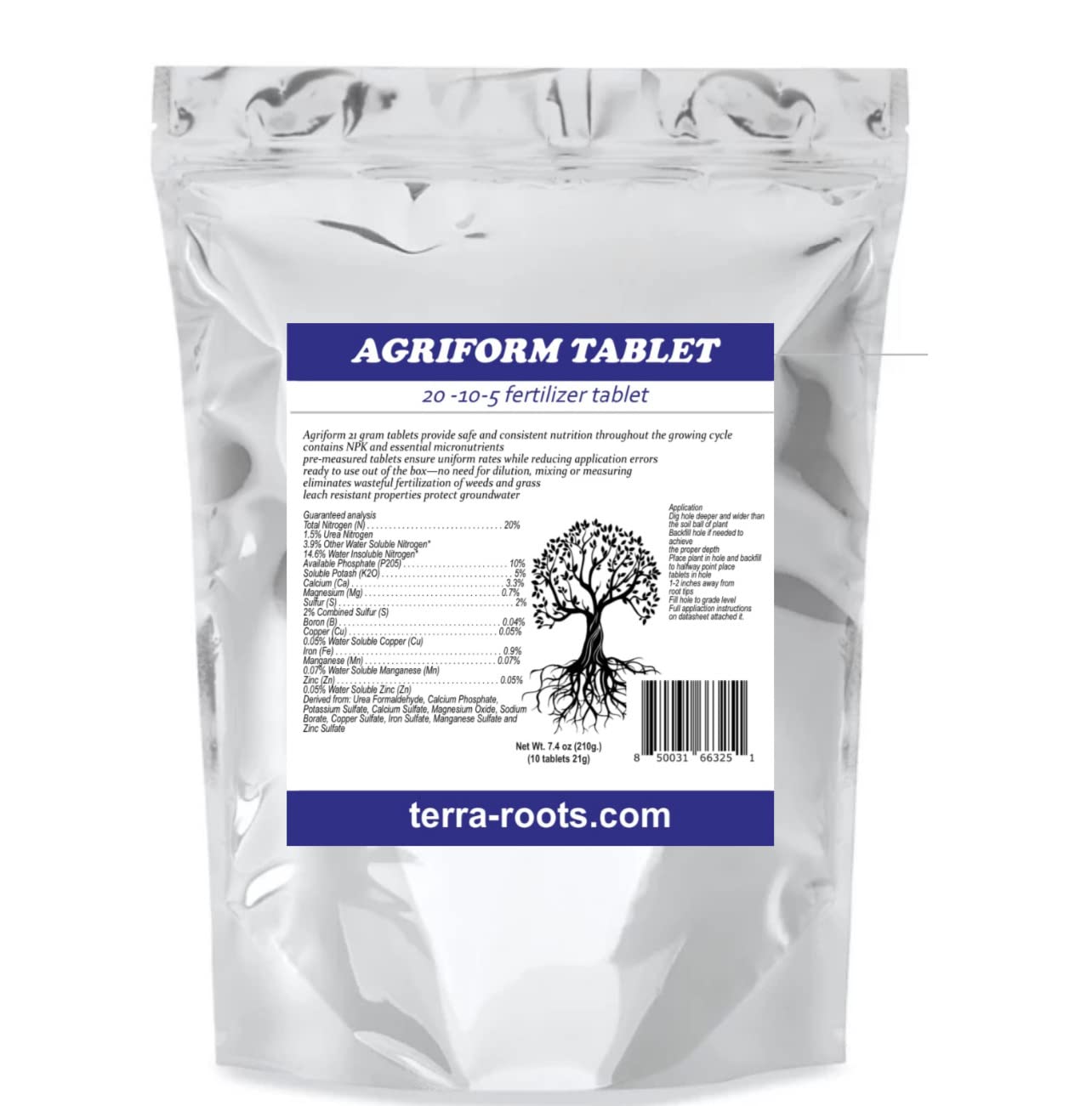 Tabletas Agriform para árboles: nutrición estable y fácil aplicación para un crecimiento equilibrado