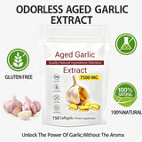 Ajo envejecido 7500mg, uso fácil, toma sencilla.
