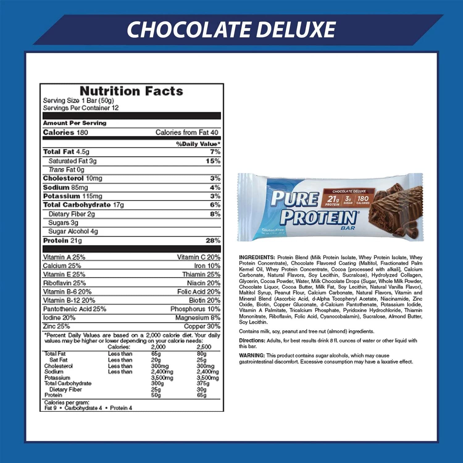 Barrita genérica chocolate mantequilla de cacahuete, sabor intenso para recargar energías.