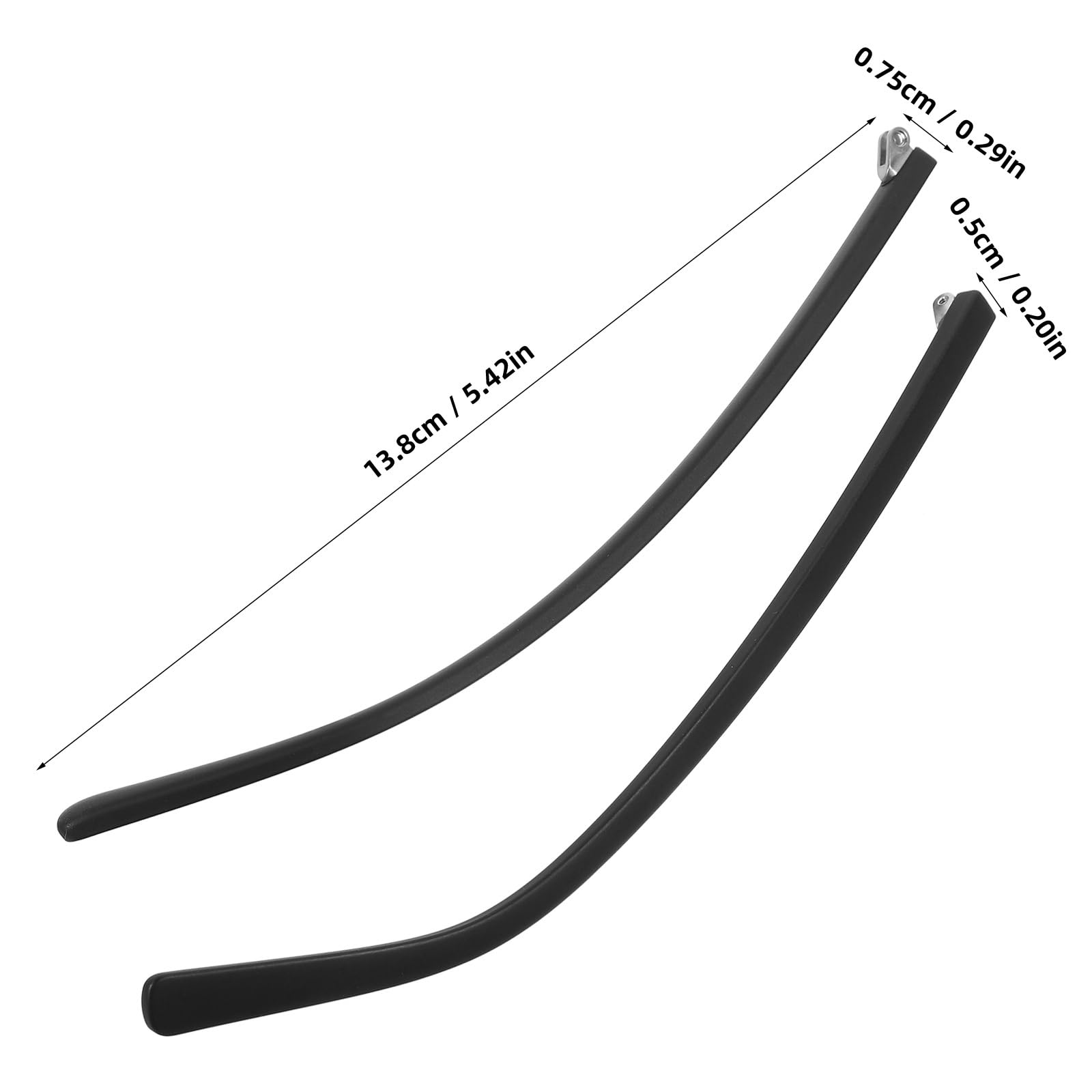 Generic brazos de gafas con tornillos para ajustes rápidos y fiables.