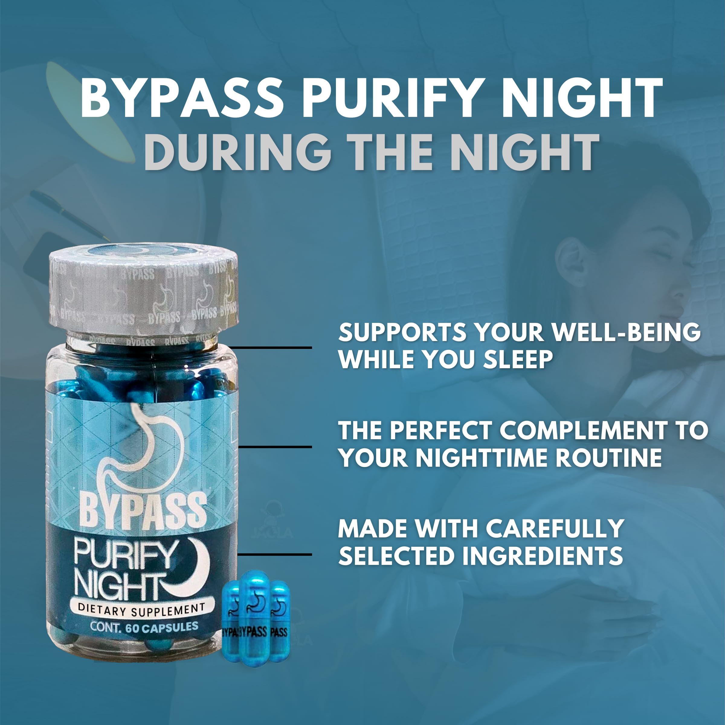 Generic Bypass Duo Select Purify: etiqueta frontal clara para identificar el dúo