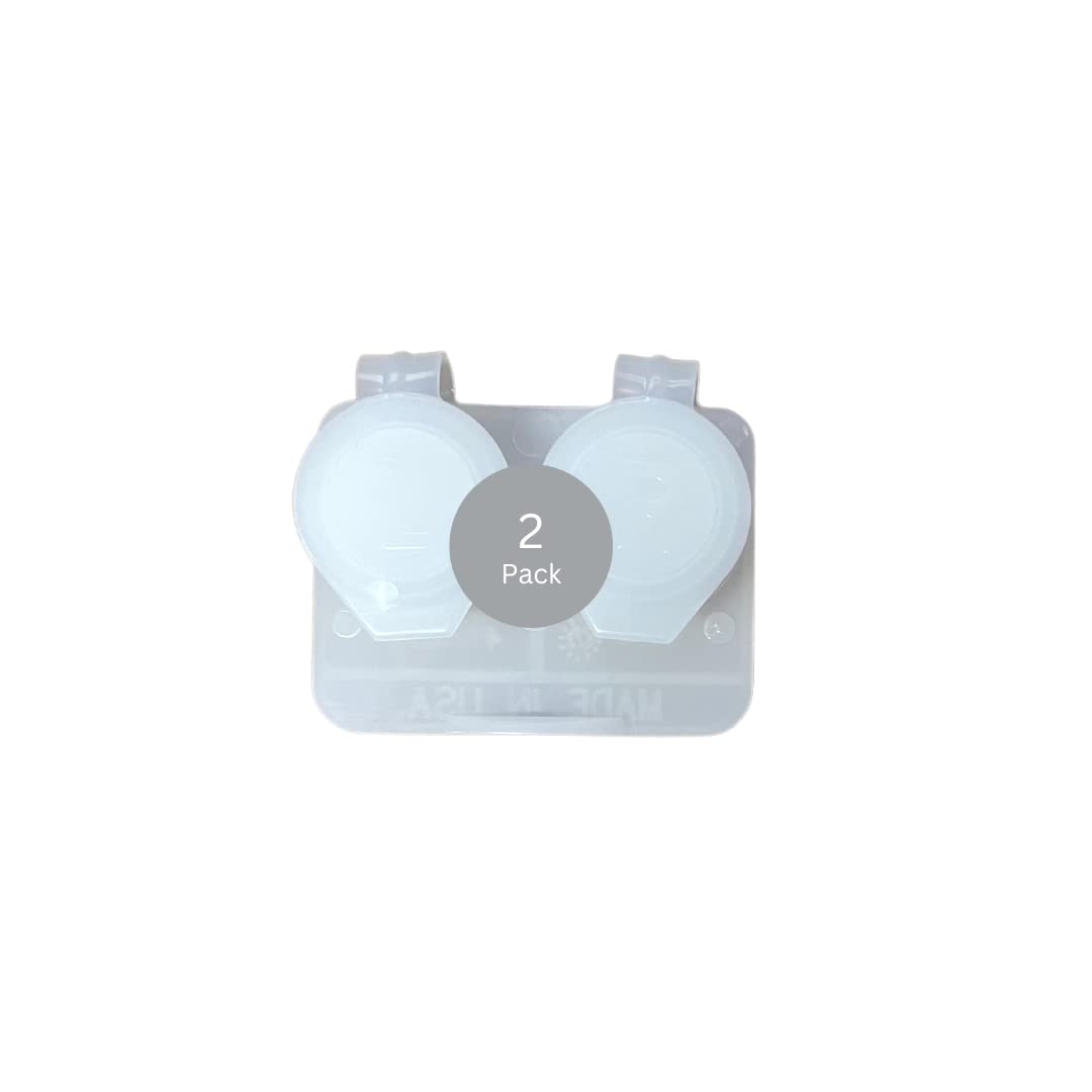 Caja de lentes de contacto Generic con tapa abatible, protege contra fugas y uso diario