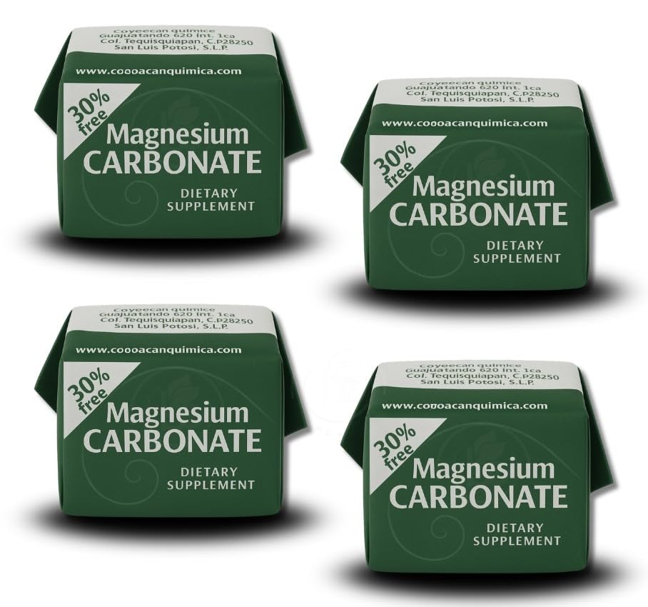 Generic Carbonato de Magnesio, cubos 7 g, disolución rápida en agua para uso diario.