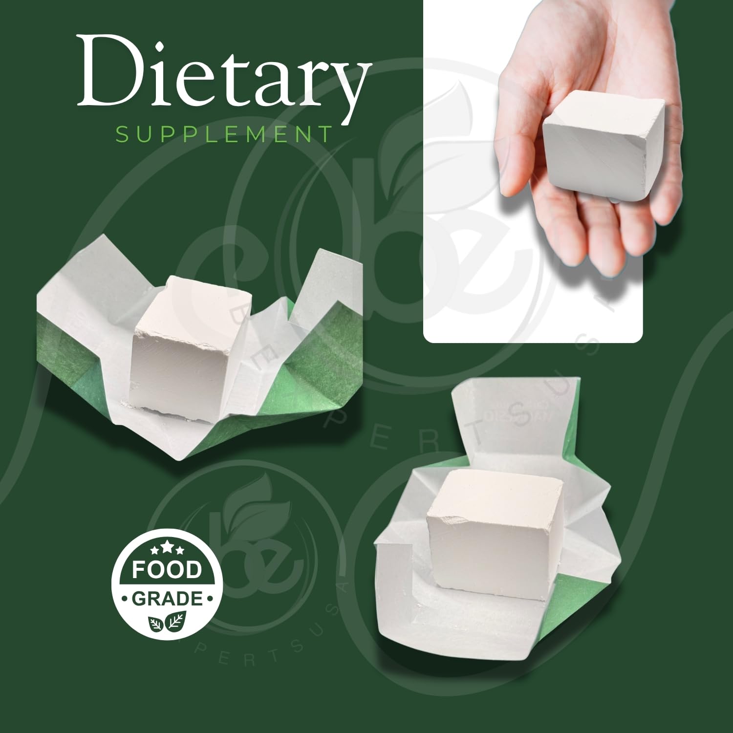 Generic Carbonato de Magnesio, paquete de 4 cubos para comodidad y dosificación.