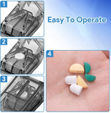 Generic Cortador de pastillas, diseño portátil, ideal para llevar en el bolso.