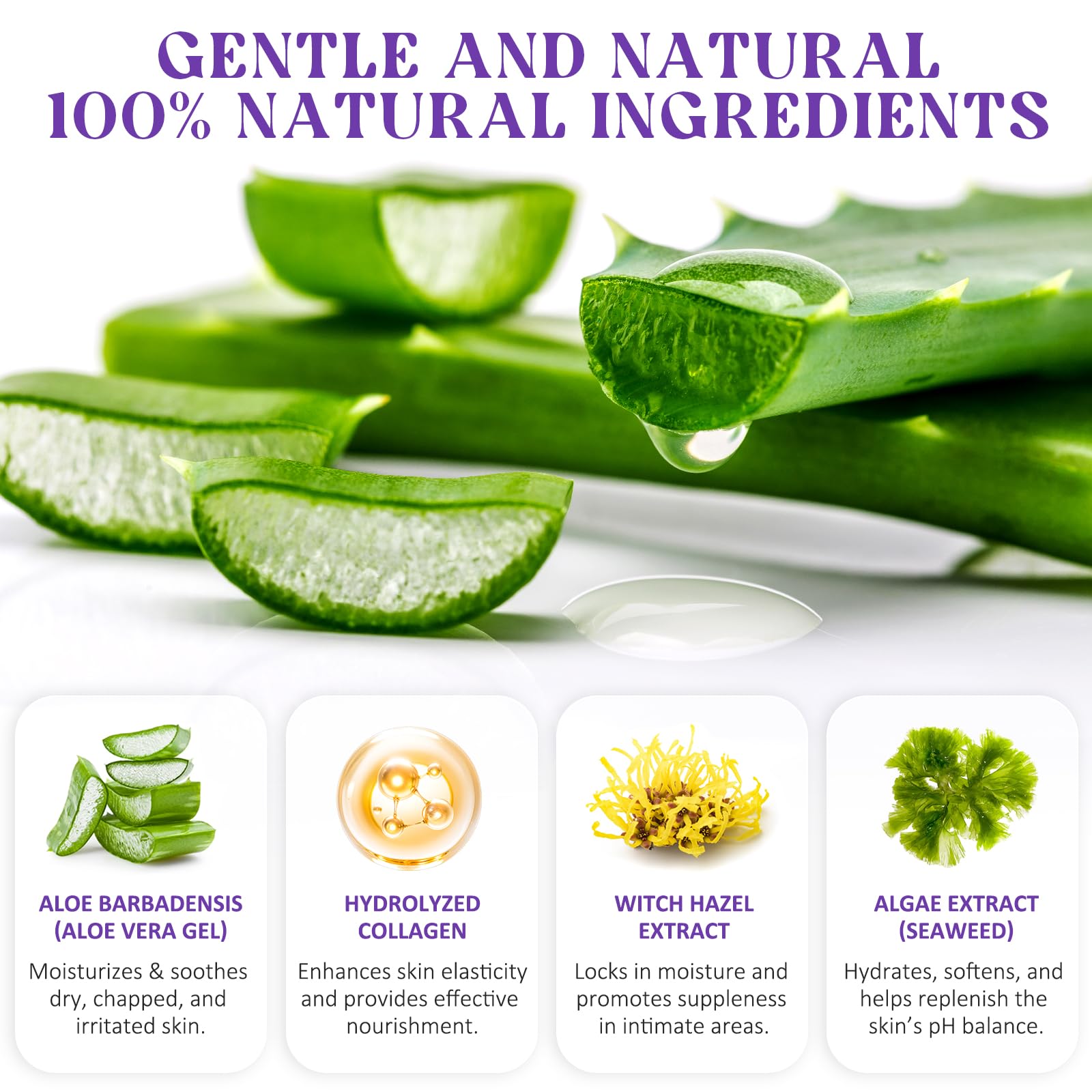 Generic crema tensora, aloe vera y vitamina E para hidratación natural.