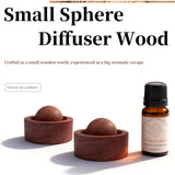 Difusor genérico de madera acabado palo-rosa, ideal para aroma continuo en sala o dormitorio.