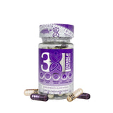 Generic Doble Potencia cápsula morada, promueve ligereza diaria y equilibrio corporal.