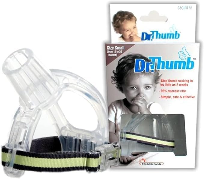 Dr. Thumb protector-dedo-nino-pequeno protege la piel delicada durante juego y siesta