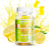 Gomitas Generic Citrato de potasio 600mg en botella, balance de electrolitos