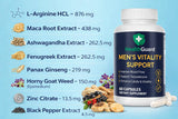 HealthGuard: ginseng y ashwaganda para enfoque y vitalidad sostenida.