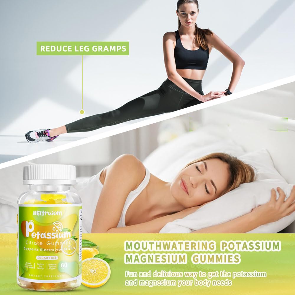 Gomitas Generic ingredientes potasio y magnesio, balance mineral