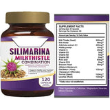 Mezcla de ingredientes de Generic silimarina y plantas naturales para el hígado.