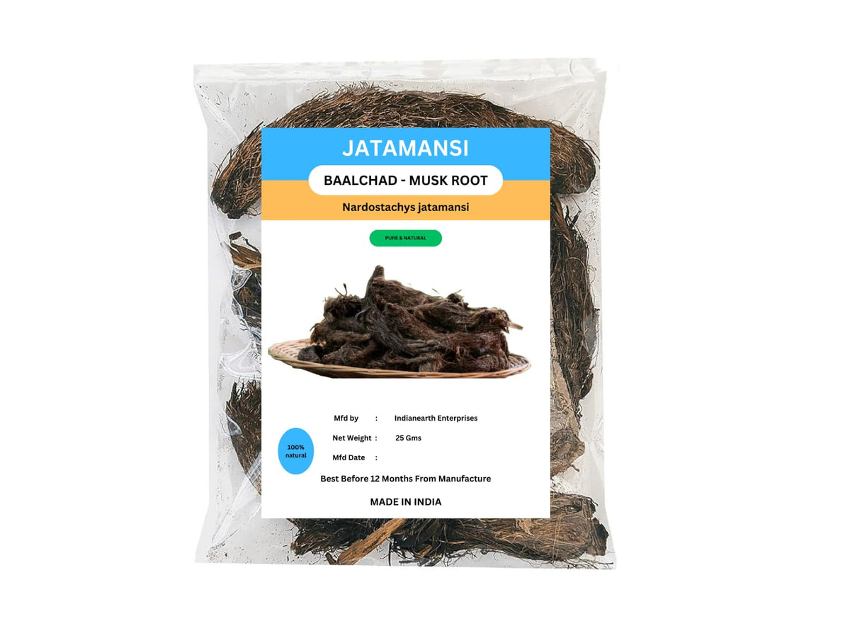 Generic Jatamansi raíz 25 g en bote, aroma puro para rituales.