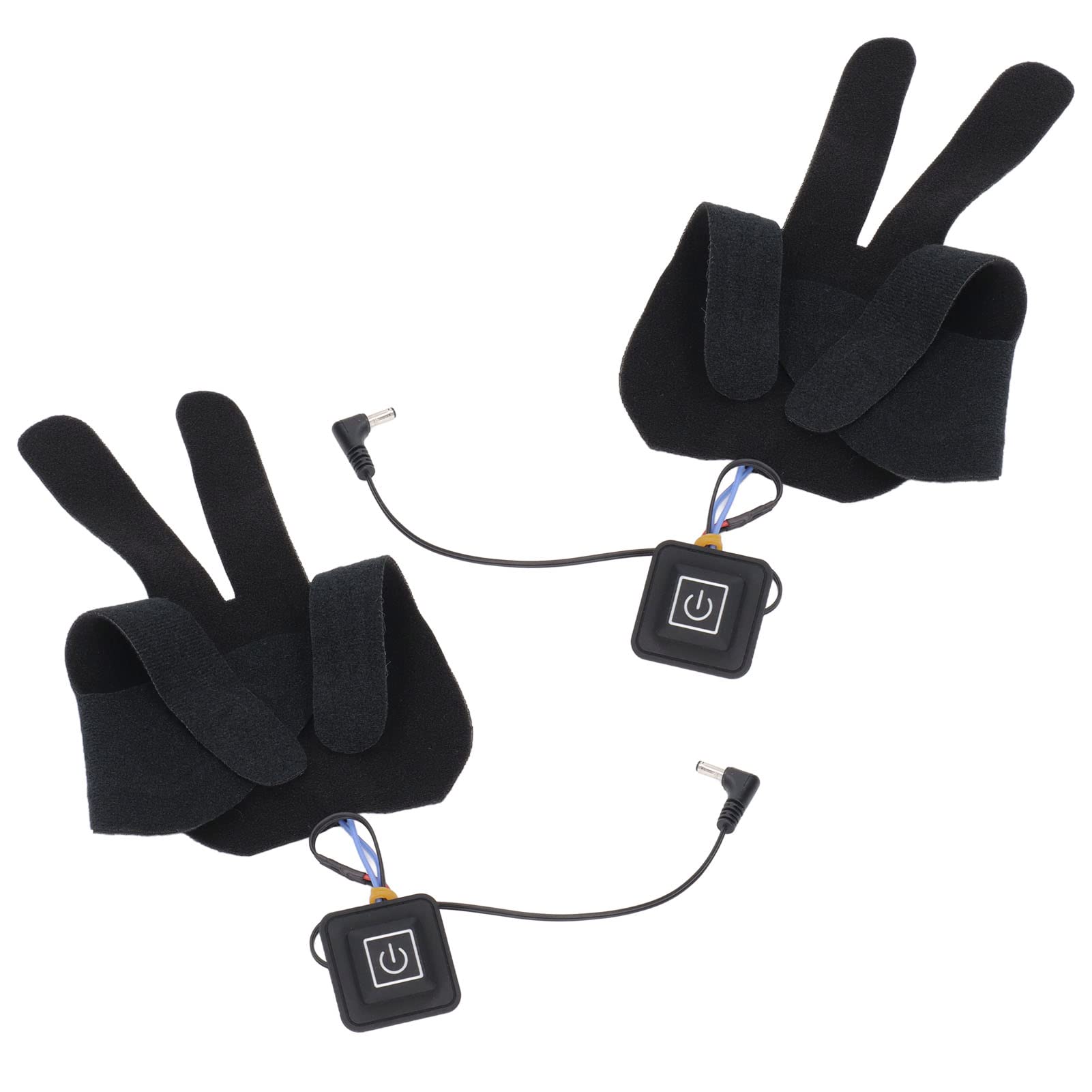 Guantes calefactores Generic con placa calefactora en guante de cinco dedos.