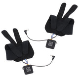 Guantes calefactores Generic con placa calefactora en guante de cinco dedos.