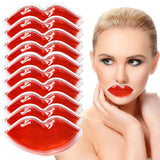 Generic: conjunto de paquetes de hielo para labios, alivio refrescante tras tratamientos cosméticos.