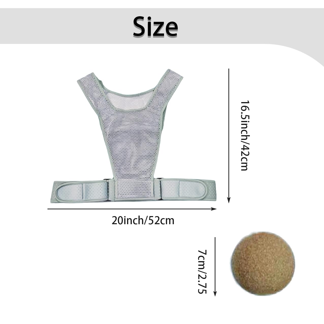 Genérico: dispositivo apnea lateral, ajuste universal para todo tipo de cuerpo.