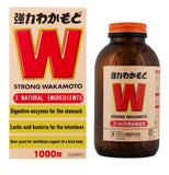 Genérico Strong Wakamoto 1000 en caja, tabletas para apoyo digestivo diario