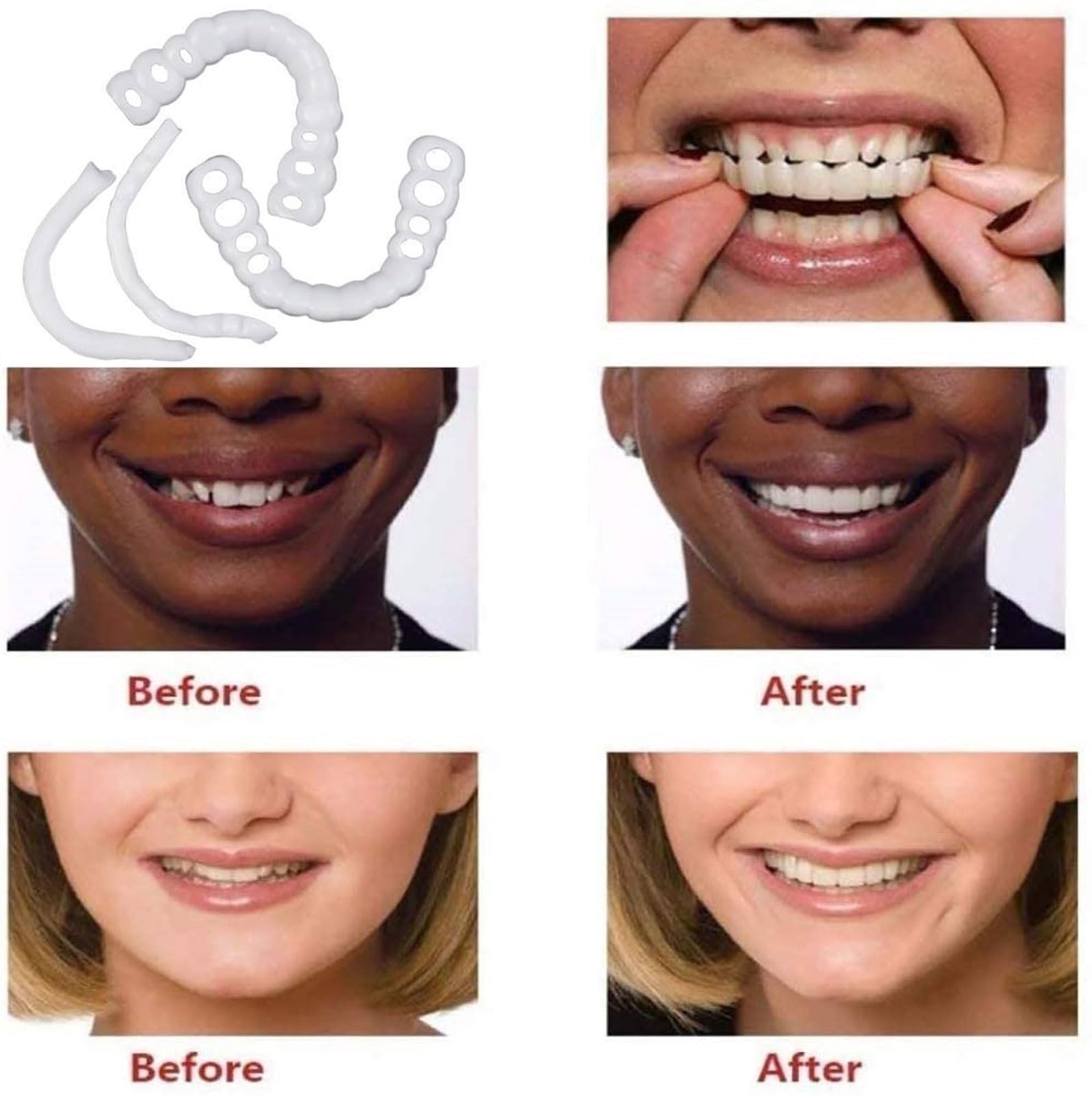 Genérico: sonrisa de color natural, ideal para bodas y conferencias