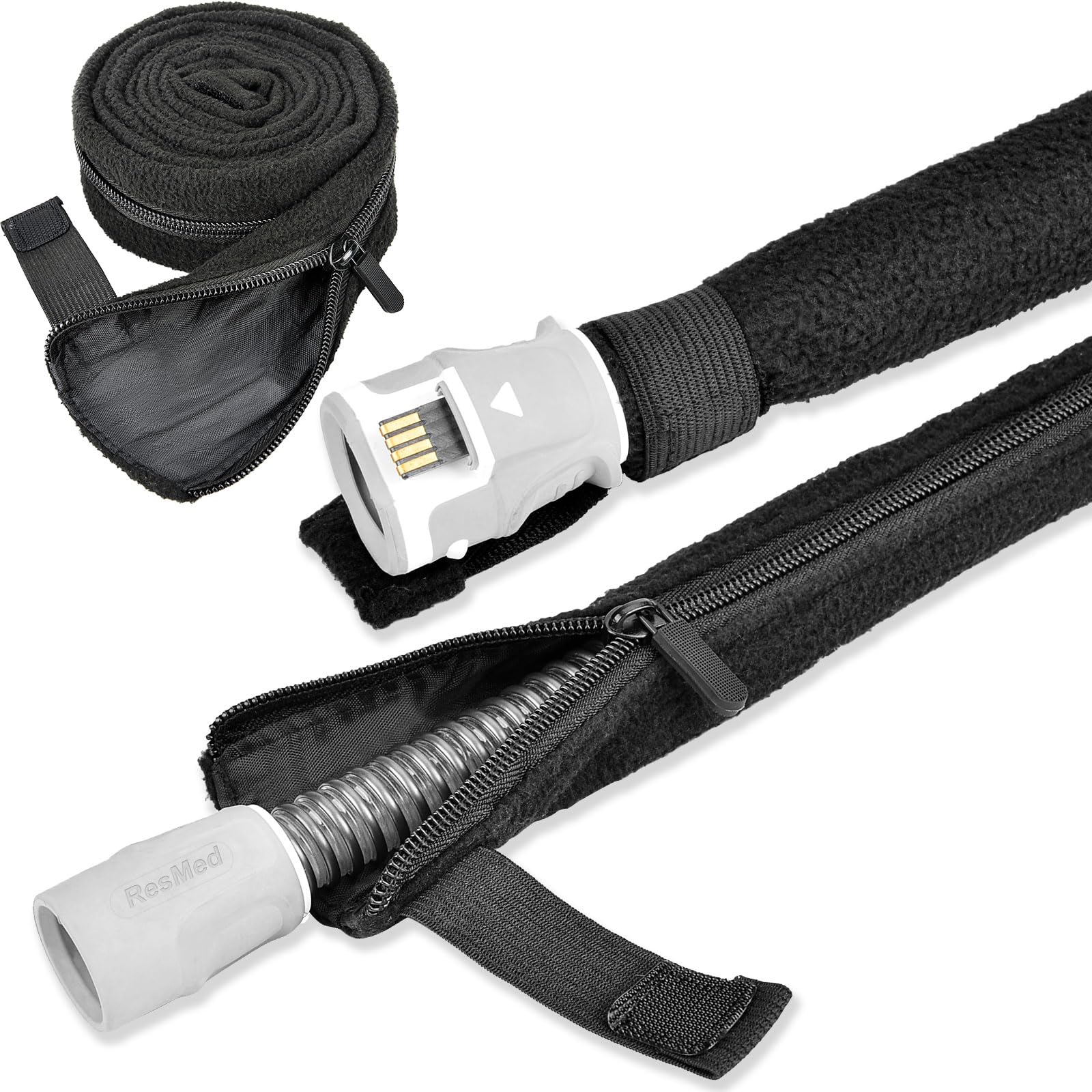Generturbo cubre-tubo CPAP calefactable de 6ft 4in mantiene calor y reduce condensación.