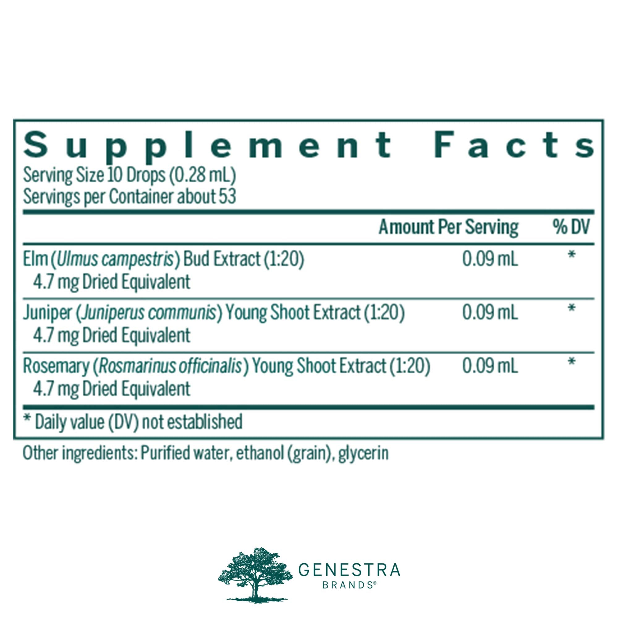 Genestra Acn-gen, gotero para dosis precisa y fácil de usar.