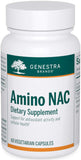 Genestra Amin NAC: botella de cápsulas para uso diario y apoyo al bienestar general.