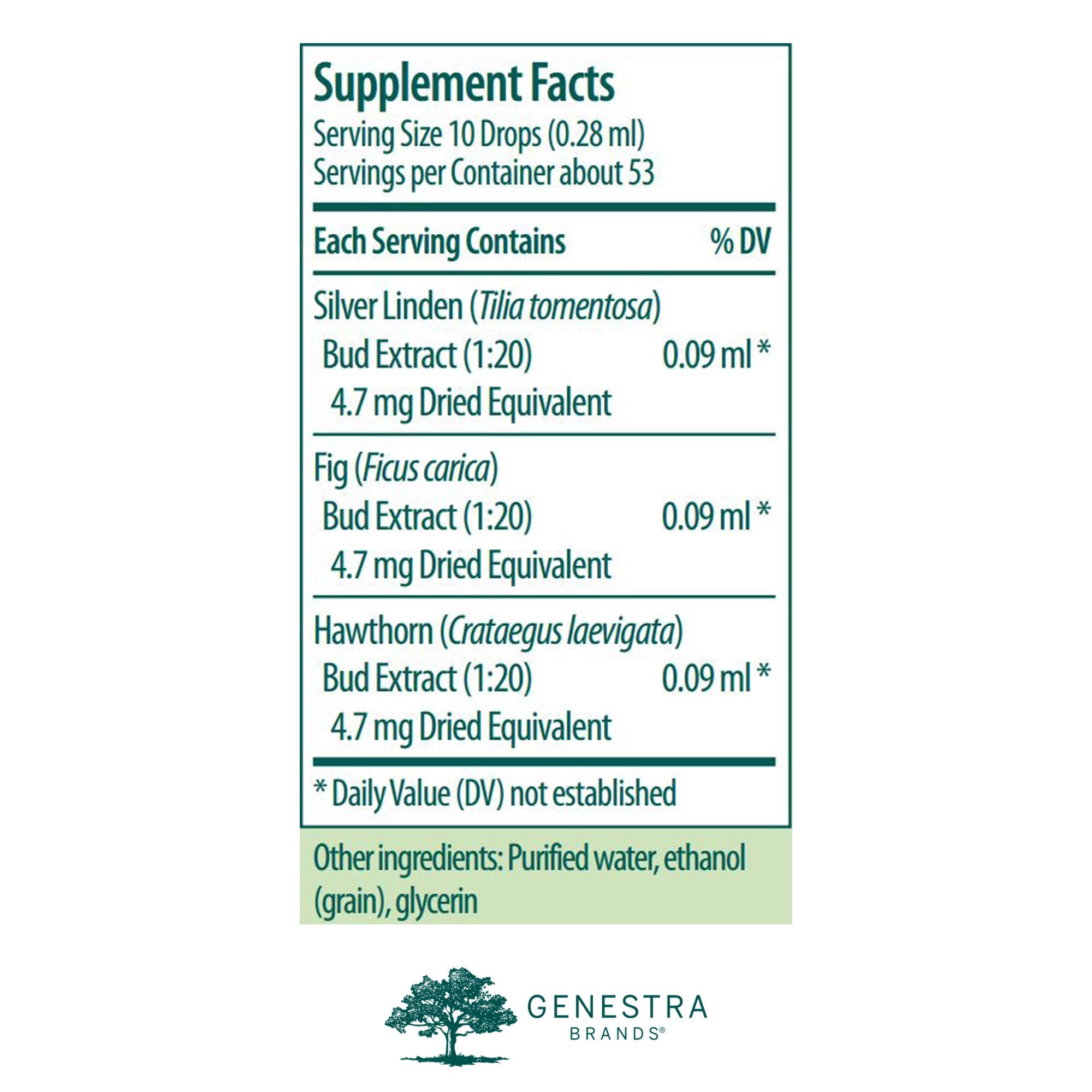 Genestra Brands Calm-gen, etiqueta frontal visible para identificar el producto con claridad