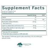 Genestra Brands jarabe hiedra inglesa, sabor frambuesa natural para toda la familia.