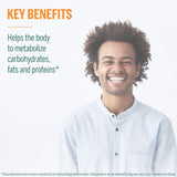 Genestra Brands Magnesium Aspartate, lista de ingredientes y beneficios potenciales.