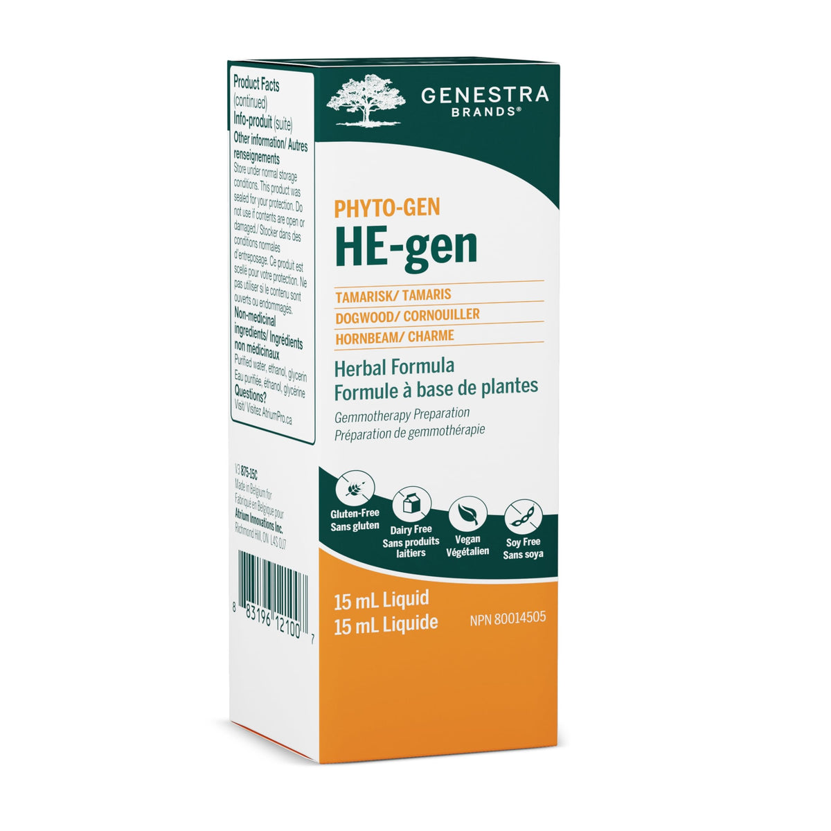 Genestra Hemo-gen frasco de 0,5 onza, posible apoyo a la circulación