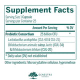 Genestra HMF Intensive, cápsula vegetal, estable para almacenamiento sencillo.