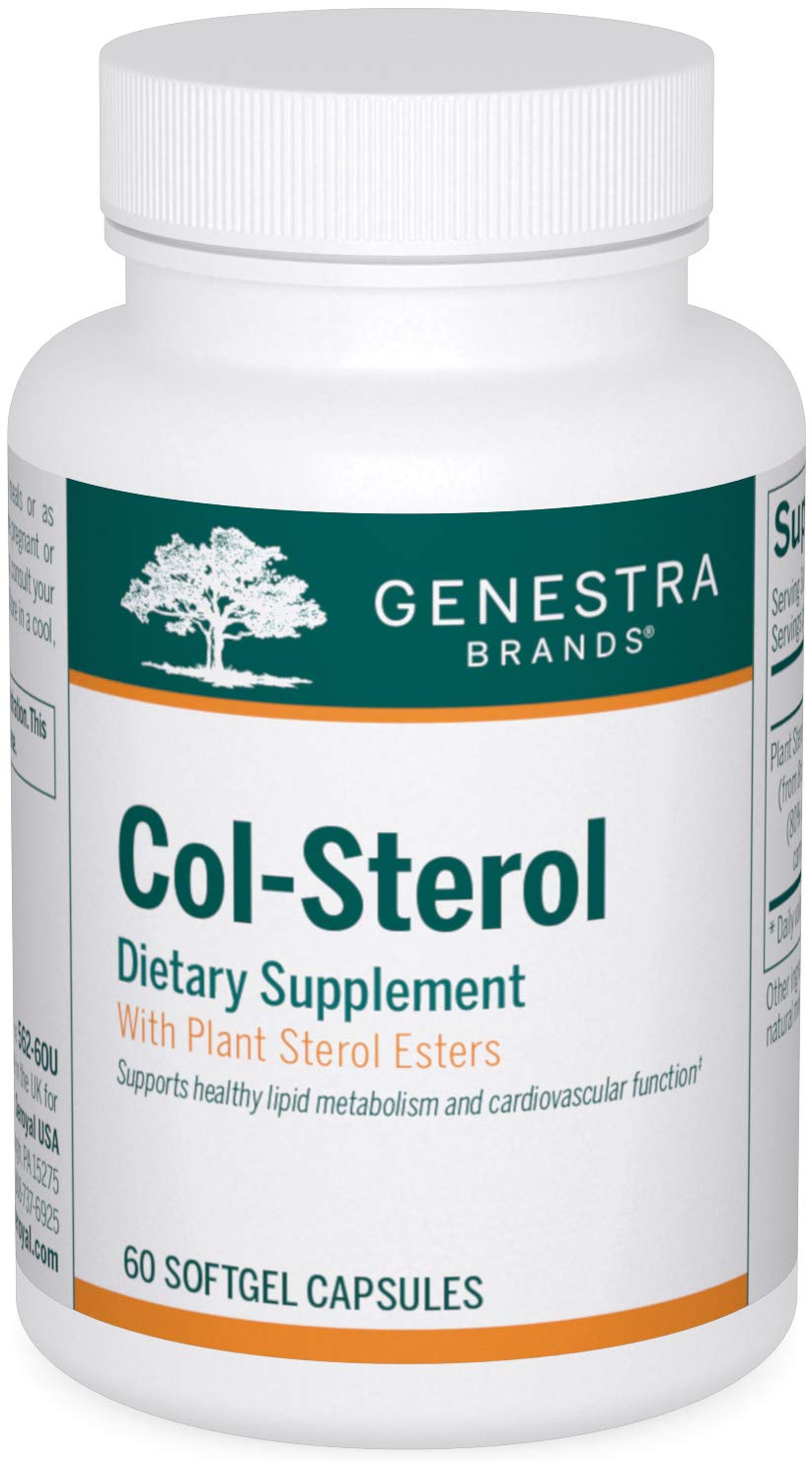 Col-Sterol de Genestra Marcas: botella visible para uso diario y apoyo lipídico equilibrado.